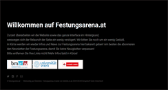 Desktop Screenshot of festungsarena.at
