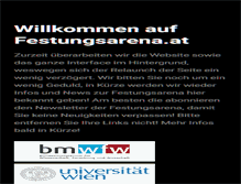 Tablet Screenshot of festungsarena.at
